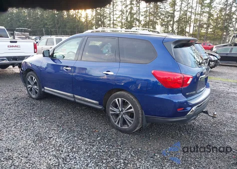 2017 Nissan Pathfinder Platinum from USA, damaged, VIN 5N1DR2MM7HC653768